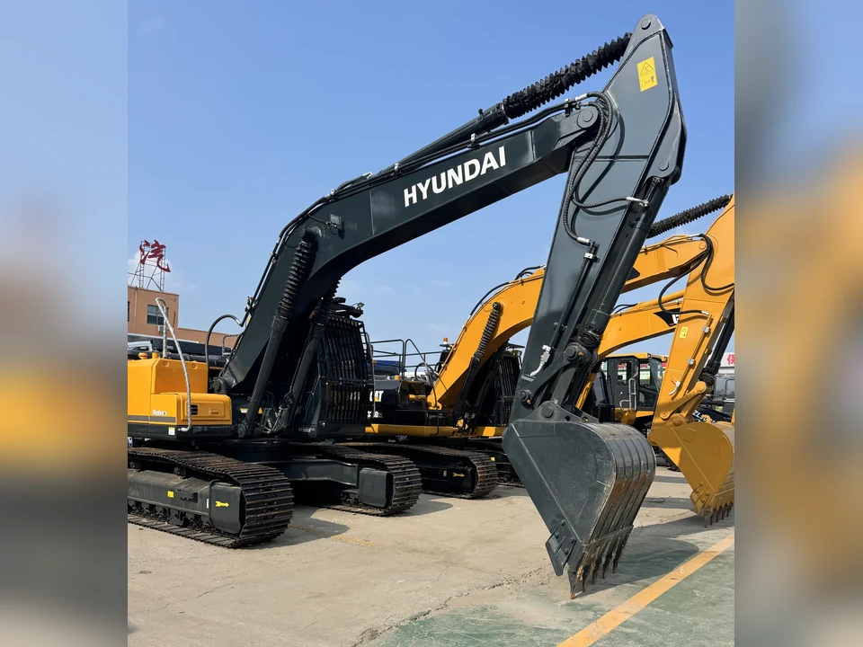 Excavator reference photograph — cover image