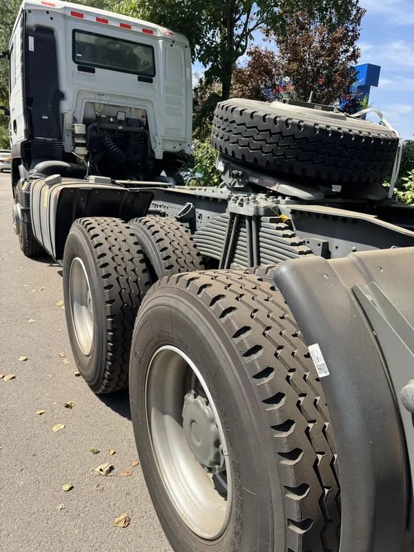 HOWO tractor truck, rear frame and coupling area